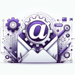 modern digital illustration representing email permutator tools in use.